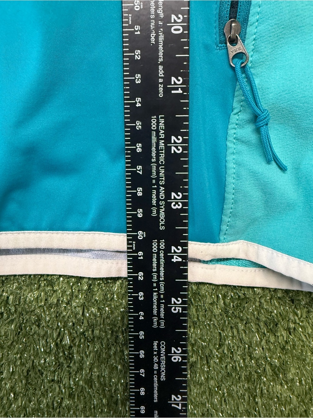 The North Face Women's Windstopper Two Tone Blue Teal Jacket Full Zip Outdoor L - Picture 6 of 8